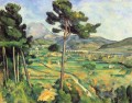 Landschaft mit Viadukt Montagne Sainte Victoire Paul Cezanne